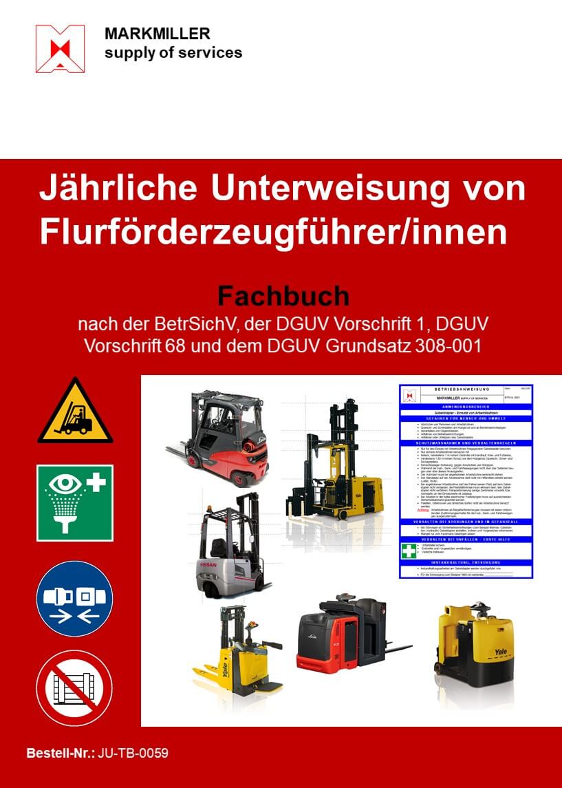 Fachbuch deutsch: Jährliche Unterweisung von Flurförderzeugführer/innen
